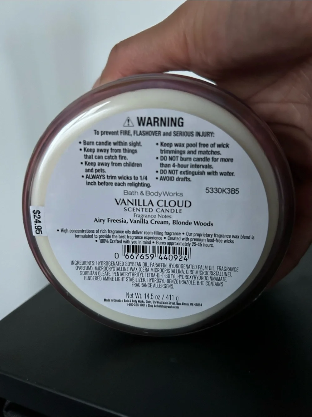 Bath and Body Works Vanilla Cloud - Picture 3 of 3
